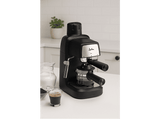 Cafetera express - Jata Hogar JECA2201, 3.5 bar, 800W, 4 Tazas, Hidropresión, Incluye Jarra de Cristal de 350ml, Negro/Inox