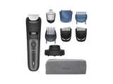 Barbero - Philips BT7665/15, Autonomía de 120 min, Cuchillas autoafilables, Ajuste corto 0,4/10 mm, Ajuste largo 10,4/20 mm, Uso seco/mojado, Metálico