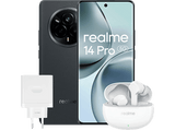 Móvil - realme 14 Pro, Gris, 512 GB, 12 GB RAM, 6.77 De visión Curva, 120 Hz, MediaTek Dimensity 7300E, 6000 mAh