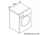 Lavadora carga frontal - Balay 3TS3107BD, 10 kg, 1400 rpm, 14 programas, Programa Planchado, Ahorro AquaControl Plus,  Blanco