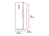 Congelador vertical - Samsung RZ32C7CDEWW/EF, 323 l, 186 cm, Blanco