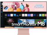 Monitor - Samsung Smart Monitor LS32BM80PUUXEN M8 , 32 , UHD 4K, 4ms, 60 Hz, Rosa