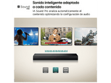 Barra de sonido - LG S20A, Bluetooth, Subwoofer Integrado, 50 W, Negro