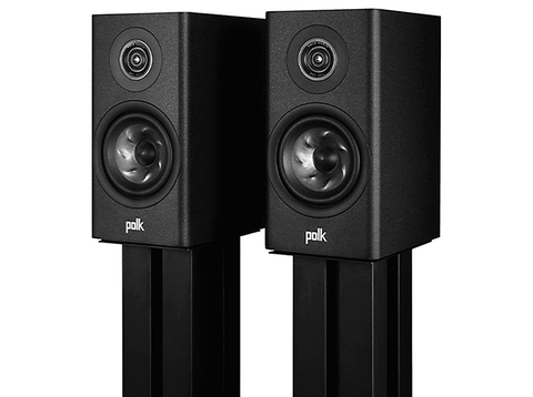 Altavoz de estantería - Polk Audio Reserve R100, 2 Unidades, 70 W, 44 Hz - 50 kHz, 3.6 Ω, 86 dB, Tweeter 2.5 cm, Negro