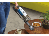 Aspirador escoba - Hoover HF9 MASCOTAS, Cepillo Anti-Enredos y Mascotas, Posición Parking, Luz LED, Autonomía 30 min, 0.7L, 5 años Garantía, Azul