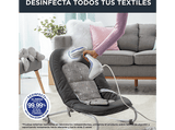 Plancha de vapor vertical - Rowenta Pure Tex DR9530D1, 1700 W, 0.2 l, 90 g/min, Suela cerámica, Azul y Blanco