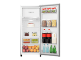 Frigorífico una puerta - Hisense RR220D4BWE, Cíclico, 126.5 cm, 165 L, Balconera XXL, Cajón frutas y verduras, Blanco
