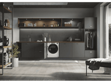 Lavadora secadora integrable - Haier Series 4 HWDQ90B416FWB-S, 9 kg+5 kg, 1600rpm, Inverter, Antibacterias, Sin panelar