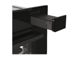 Horno - HAIER H6 ID46G3SYTB, Multifunción, Sistema de limpieza integrado Pirolítico + Hidrolítico, 27 funciones, 78 l, Negro