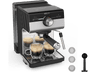 Cafetera express - Krups XP384E Authentic, 15 bares, Depósito 2 L, Boquilla de acero inoxidable, Cápsulas ESE, Inox