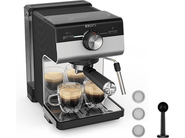 Cafetera express - Krups XP384E Authentic 126949