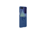 Funda -  Samsung, Para Samsung Galaxy Z Flip7, De Silicona con anillo, Azul