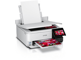 Impresora multifunción - Epson EcoTank ET-8500, A4, Inyección de tinta, Impresión Color/B&N, Wi-Fi, Blanco