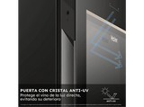Vinoteca - Haier HWS236GDEH1,  Natural Air Flow System, Temperatura 5º - 20º, 236 botellas, Doble Zona,  Iluminación LED 3D,  Wi-Fi , Negro