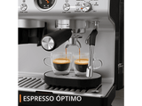 Cafetera express - Krups Precision XP801T, Molinillo integrado, 30 ajustes de molienda, 15 bares, 1500 W, 3.5 L, Thermoblock, 2 tazas,  Inox