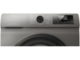 Lavadora carga frontal - Hisense WF1Q8041BT, 8 kg, 1400 Rpm, Función Vapor, Eficiencia A-20%, Gris