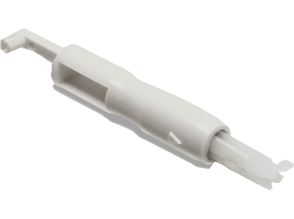 Accesorio de costura - Alfa Enhebrador de agujas, 7.3 cm, Manual, Universal, Blanco