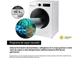 Lavadora secadora - Samsung WD11DG5B15BEEC, 11 kg + 6 kg, Blanco