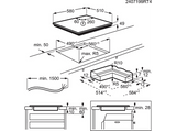 Placa inducción - AEG TI63IQ10IB, 3 zonas, Zona grande 28 cm, Función Puente, 58 cm, Negro