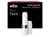 Depiladora facial - Braun Face Mini Rasuradora FS1000, Rápida y suave, Fácil de llevar, Luz Smartlight, Blanco
