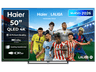 TV QLED 50" - Haier S80G Series H50S80GUX, QLED 4K HDR10, Google TV, AI Picture Quality, Gaming 120Hz, Negro