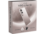 Móvil - vivo V50 Lite, Titanium Gold, 256 GB, 8 GB RAM, 6.77 AMOLED, MediaTek Dimensity 6300, 6500mAh, Incluye Cargador+Auriculares