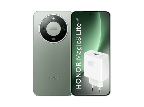 Móvil - Honor Magic8 Lite, Forest Green, 256GB, 8GB RAM, 6.79