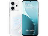Móvil - OPPO Reno14, Opal White, 256 GB, 12 GB RAM, 6.59  2.5D AMOLED, Mediatek Dimensity 8350 (4nm), 6000 mAh, IP69