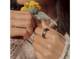 Anillo inteligente - Oura Ring 5, Talla 13, Hasta 9 días autonomía, Bluetooth, 50 métricas de salud, Titanio, Stealth