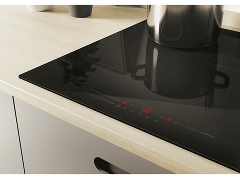 Placa inducción - Candy CI633MCBB, 3 Zonas, Zona grande de 29 cm, Negro