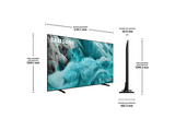 TV QLED 98 - Samsung TQ98Q7FAAUXXC SAMSUNG, QLED 4K, Q4 AI Processor, Smart TV, Negro