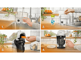 Cafetera de cápsulas - Bosch Tassimo Style TAS114E, 3.3 bar, 0.7 l, 1.400 W, Intellibrew, Tamaño Compacto, Sostenible, Blanco