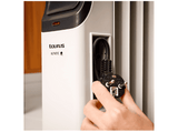 Radiador de aceite - Taurus Dakar 2500,2500 W, 11 Elementos, 4 Niveles, Ruedas, Termostato Analógico, Gris