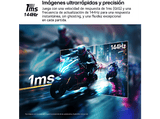 Monitor gaming - LG UltraGear™ 32G810SA-W, 32 4K UHD, 144 Hz, 1 ms, 2x HDMI, 1x USB-C, FreeSync™, Smart TV webOS, Morado grisáceo