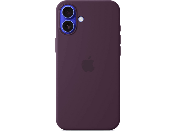 Apple Funda de silicona con MagSafe para iPhone 16 Plus, Ciruela