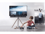 Soporte TV - One For All WM7471, De pie tipo trípode, De 32 a 65, Hasta 30 kgs, Madera y bronce