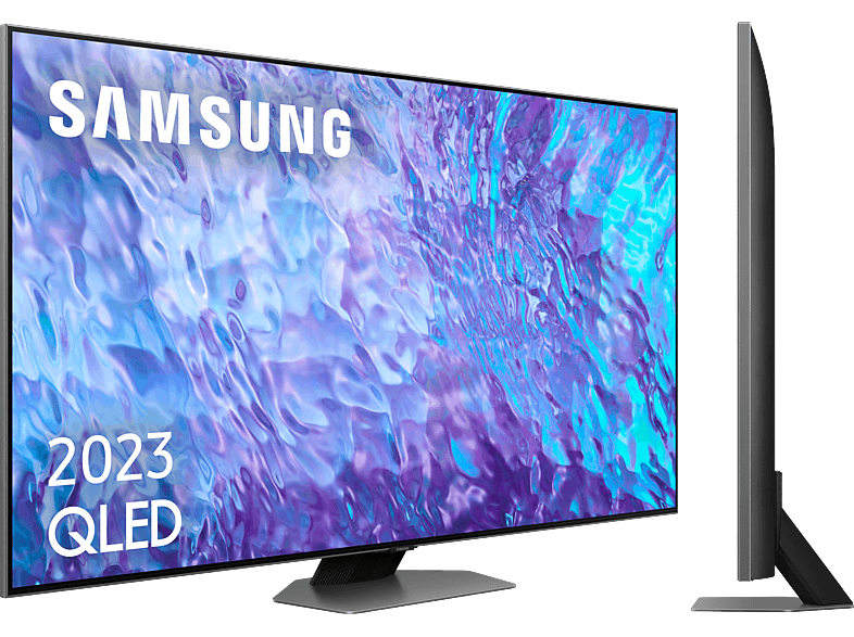 TV QLED 98 - Samsung TQ98Q80CATXXC, UHD 4K, Smart TV, Inteligencia Artificial, Quantum Dot, Gaming Hub, DVB-T2 (H.265), Carbon Silver