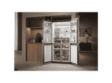 Frigorífico americano - Haier Cube 83 Serie 3 HCR3818ENMM, No Frost, 181.5 cm, 467 l, Motor Inverter, Inox