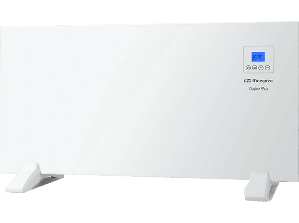 Emisor térmico - Orbegozo REH 1000, Display LCD, Control digital, 1000W, Blanco