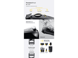 Barbero - Braun Series 5 BT5560, 8 accesorios para barba, 40 ajustes de longitud, Bloqueo de precisión, Wet&Dry, Negro