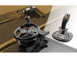 Volante - Thrustmaster T128 SimTask Farming Pack, Volante + pedales + palanca de cambios, Para PC, PS5 y PS4, Ángulo de giro de 270° a 900°, Negro
