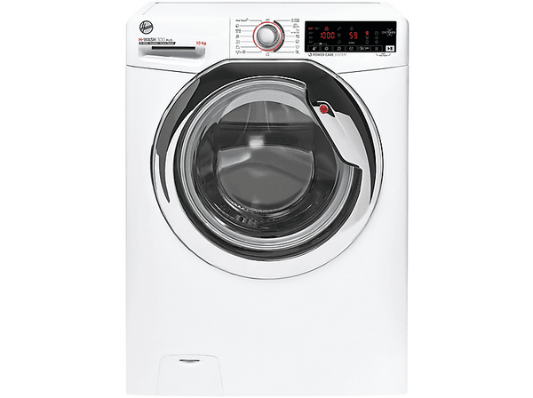 Lavadora carga frontal - Hoover H-WASH 300 H3WS610TAMCE/1-S, 10 kg, 1600 rpm, 14 Programas, Motor Inverter, Vapor Activo, Blanco
