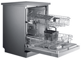 Lavavajillas - Samsung DW60M6040FS/EC, 13 servicios, 6 programas, 59.8 cm, Función Higiene, Configuración Flexible, Inox