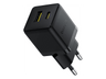 Cargador de pared - Baseus PALM, 20W, USB y Tipo-C, Kit con cable Tipo-C de 100 cm, Universal, Negro Cluster