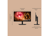 Monitor gaming - Samsung LS32FG506EUXEN, 32 QHD, 180 Hz, 1 ms, IPS (Conmutación en el plano), Altura ajustable, Negro