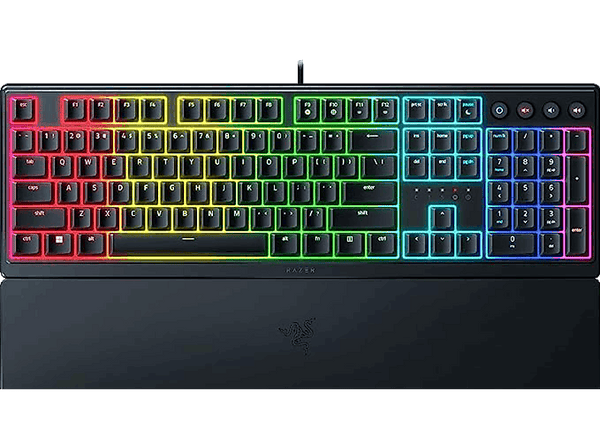 Teclado gaming - Razer Ornata V3, Por Cable, Retroiluminación, Ambidiestro, Membrana mecánica, QWERTY, Negro