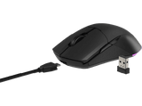 Ratón gaming - Newskill Chiron PRO, Inalámbrica, 1600 DPI, Ambidiestros, 56h Autonomía, Negro