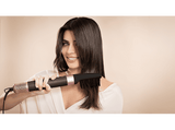 Moldeador - Cecotec Bamba CeramicCare AirGlam Black, Tecnología iónica, 8 en 1, 3 velocidades, 3 temperaturas, 8 accesorios, Black