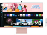 Monitor - Samsung Smart Monitor LS32BM80PUUXEN M8 , 32 , UHD 4K, 4ms, 60 Hz, Rosa