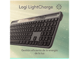 Teclado numérico - Logitech Signature Slim Solar+, Bluetooth, Alimentación por luz solar y artificial, Multidispositivo, PC-Mac, Personalizable, Negro